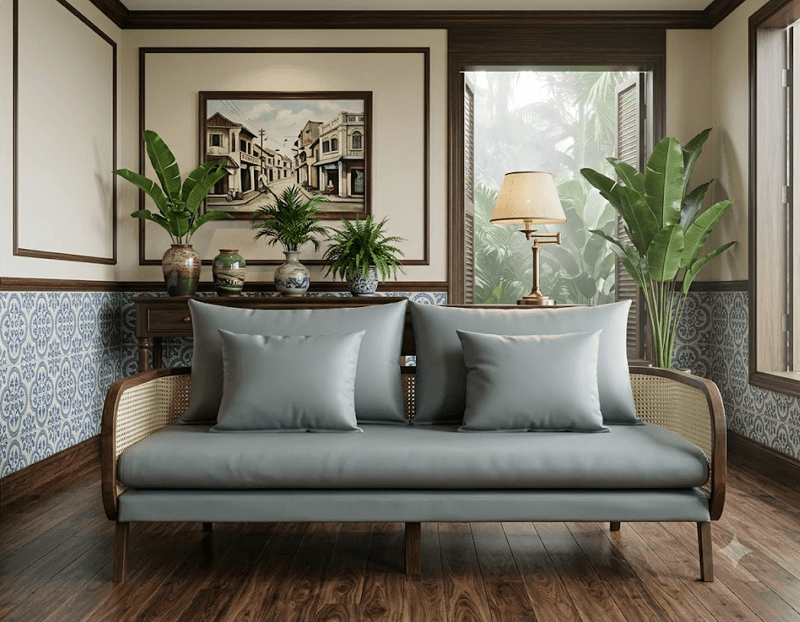 Sofa Băng Buzzi Cane Indochine